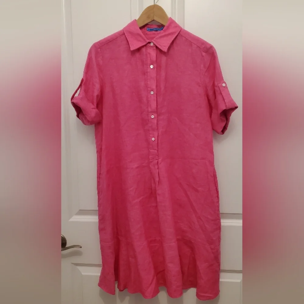 J. McLaughlin Wellesley Dress, Persian Pink, Size Small - Picture 2 of 8